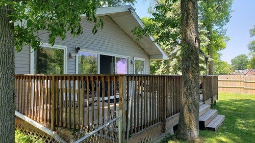 Walleye Capitol of Michigan on Canal Front House with view of the Saginaw Bay