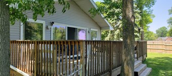 Walleye Capitol of Michigan on Canal Front House with view of the Saginaw Bay