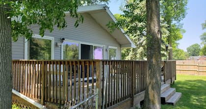 Walleye Capitol of Michigan on Canal Front House with view of the Saginaw Bay