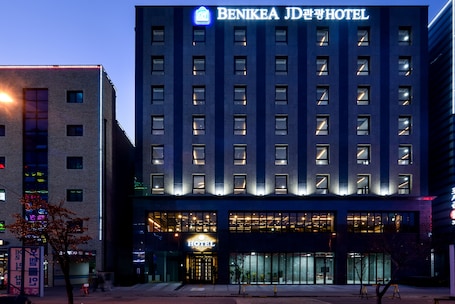 Front of property – evening/night. Namyangju Benikea JD Hotel