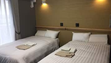 雙床房 | 遮光布/窗簾、免費無線上網、床單