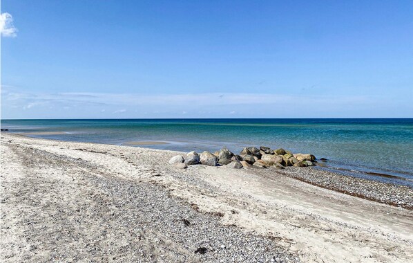 Vlak bij het strand, vissen