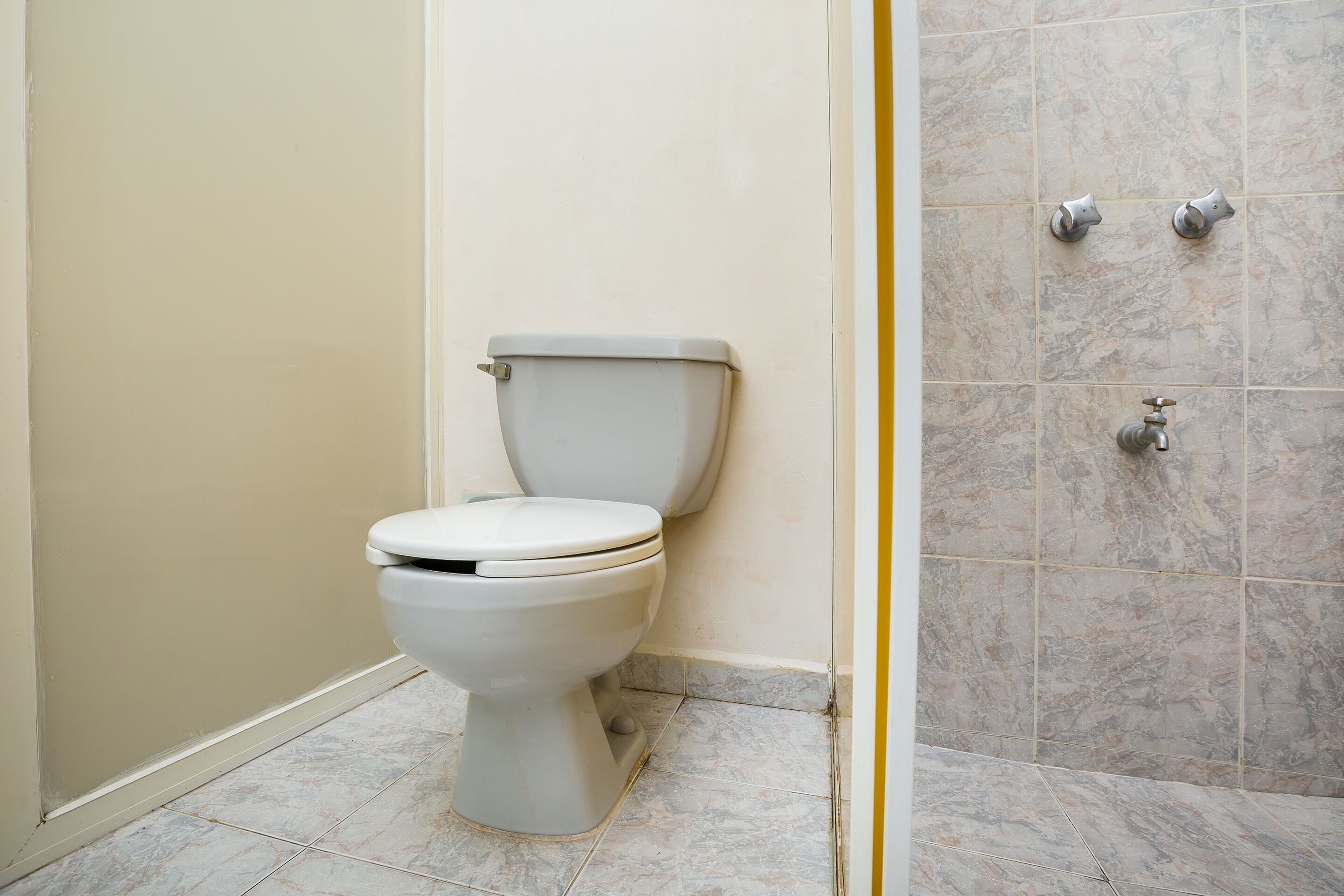 standard double room, 2 double beds | bathroom | shower, rainfall showerhead, hair dryer, towels