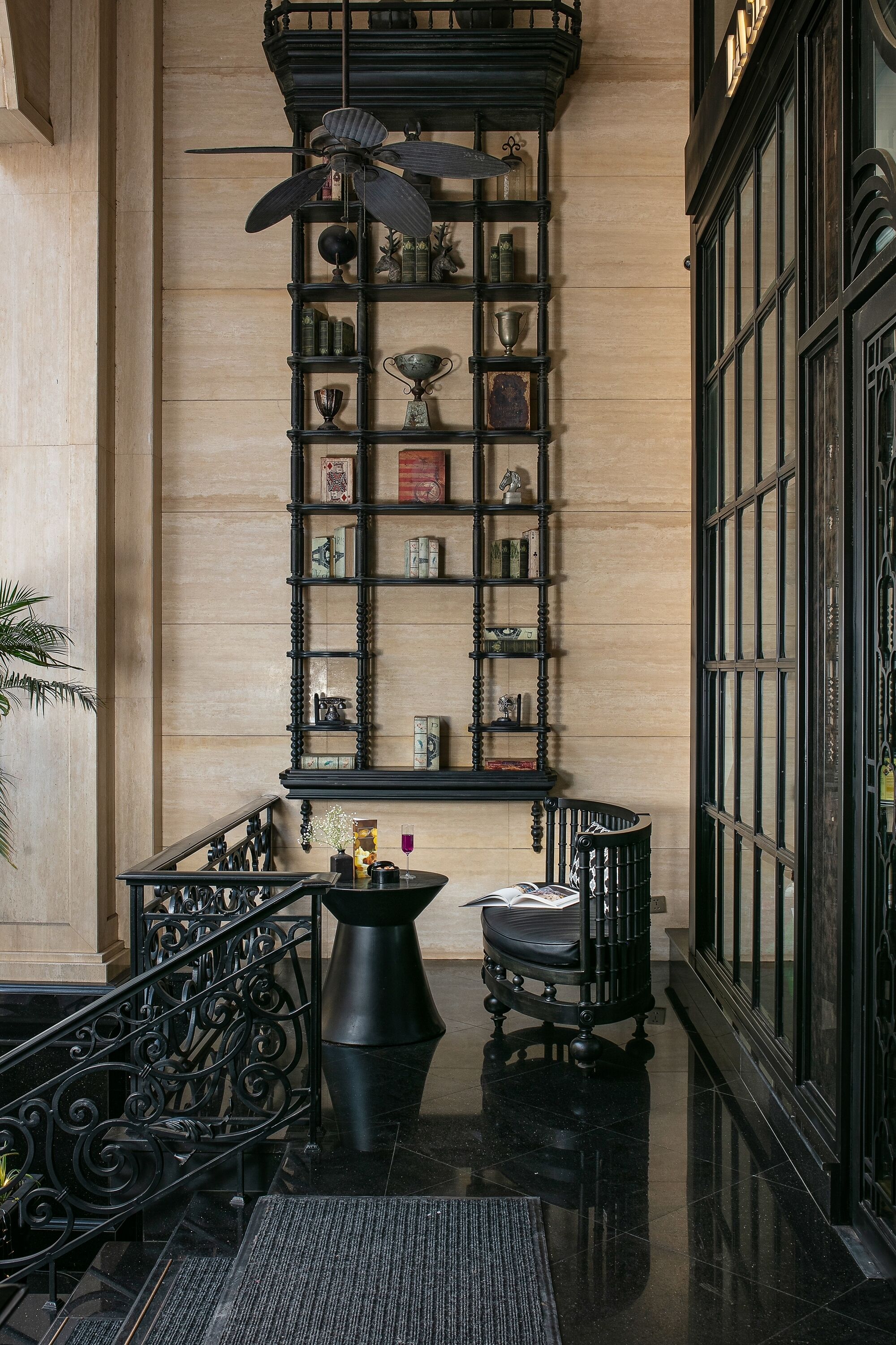 숙박 시설 입구