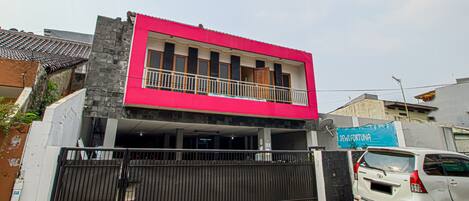 Façade de l’hébergement