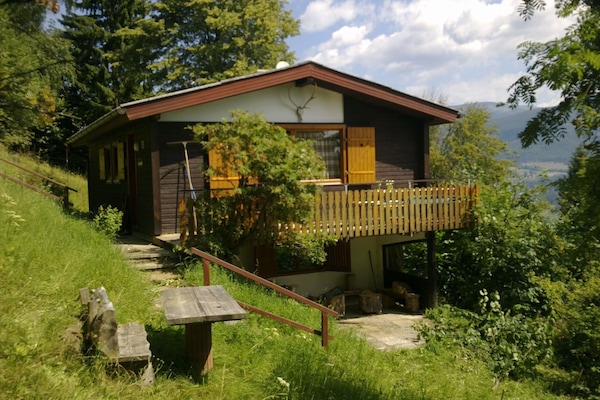 Ansicht der Hütte von Süden