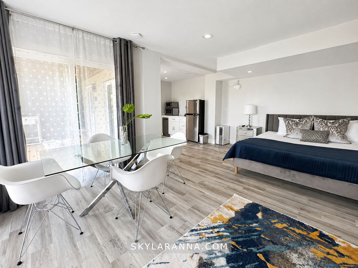 Deluxe studio suite, niet-roken, uitzicht op resort | Luxe beddengoed, bedden met traagschuimmatras, individueel gedecoreerd