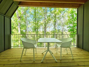 Cabaña Premium, para no fumadores | Terraza o patio