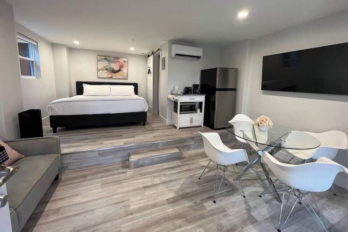 Estudio | 1 dormitorio, ropa de cama de alta calidad, colchones viscoelásticos