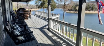 East Norris Point Breathtaking Lake View with Private Dock in Year Around Water