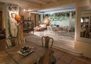 Dining - Unique Villa with magnificent styling, Panoramic Sea Views and Swimming pool  (Porto Cheli)