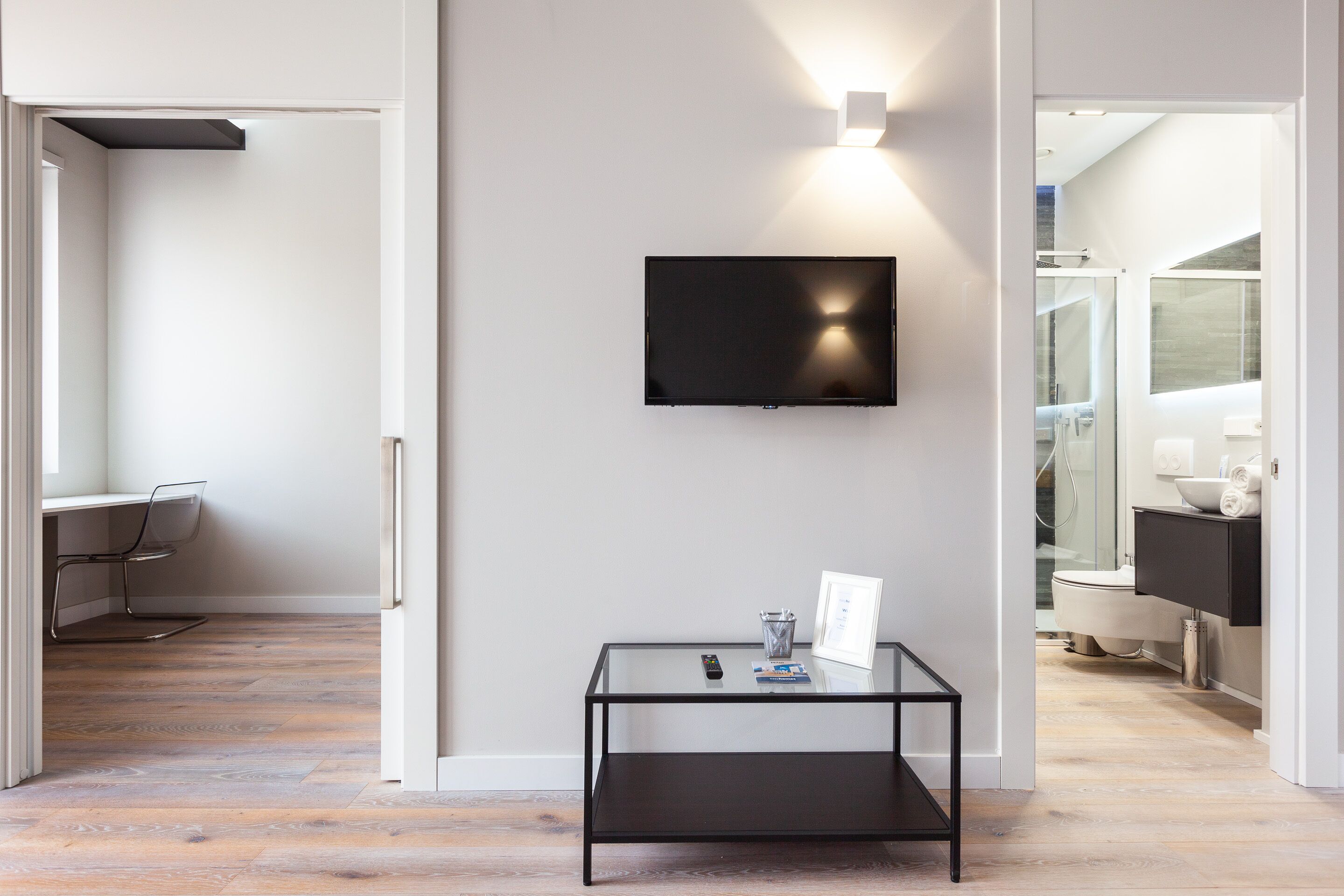 Apartment, 1 Double Bed with Sofa bed | Living area | 32-inch flat-screen TV with cable channels, TV