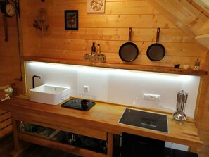 Fridge, microwave, oven, stovetop - Geyer vacation apartment - zum langen Tal (Rennertshofen)