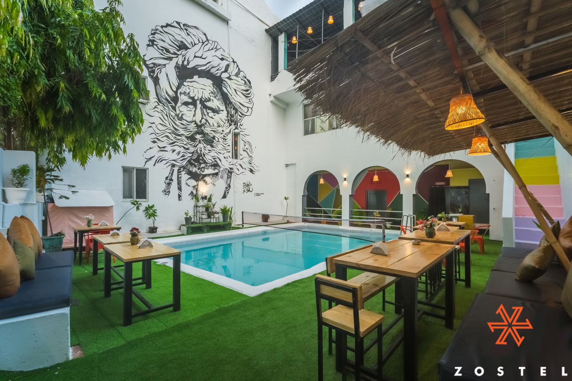 Seasonal outdoor pool