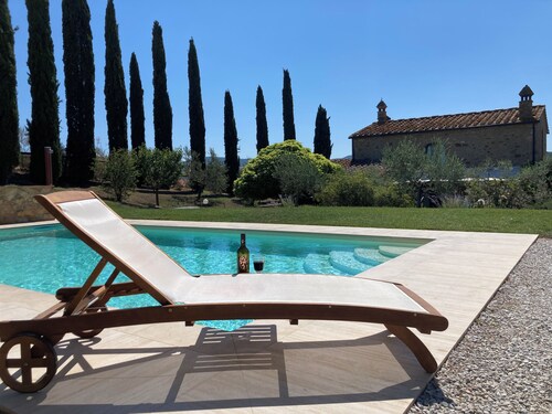 Stunning 4 room villa, amazing view on Volterra