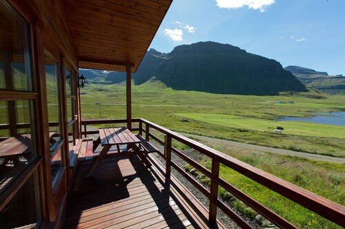 Halsabol Sumarhus by  Mt Kirkjufell