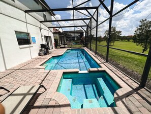 Indoor pool, outdoor pool