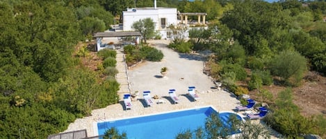 Una piscina riscaldata