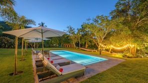 Indoor pool, a heated pool