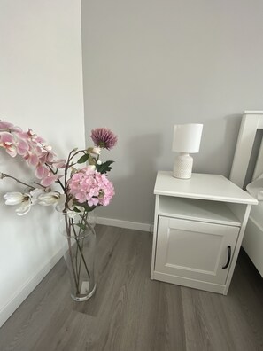 Desk, laptop workspace, free cribs/infant beds, free WiFi
