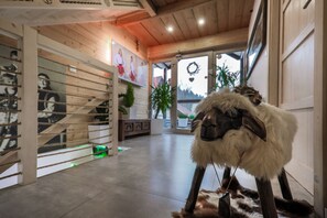 Interior entrance