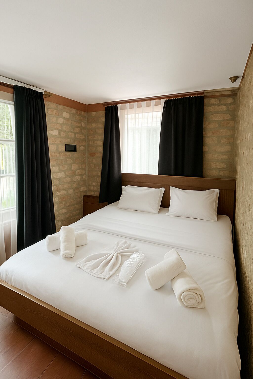 Economy-Doppelzimmer | Italienische Bettbezüge von Frette, hochwertige Bettwaren