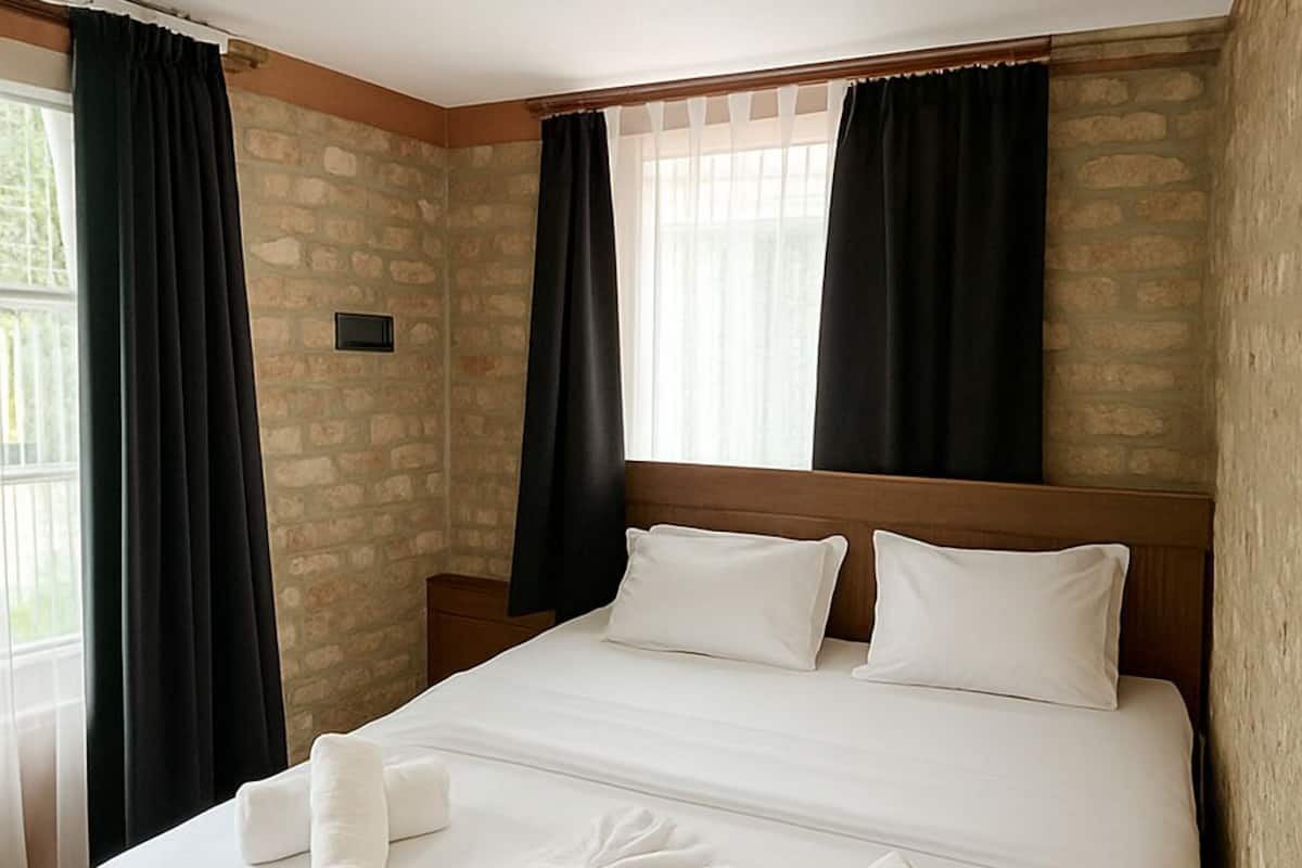 Economy Double Room | Frette Italian sheets, premium bedding, down duvets, Select Comfort beds