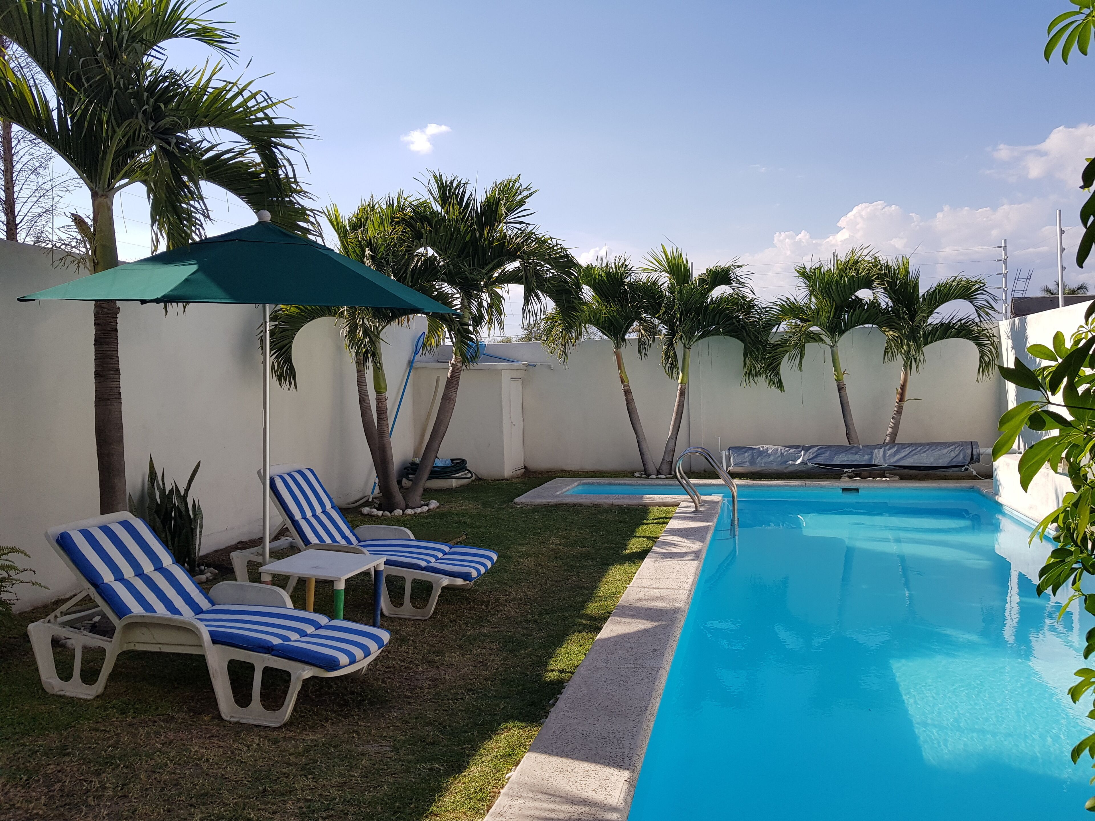 Private Pool (9 mts [lenght] X 3 mts [width] X 1.60mts [depth]) with wading pool