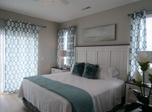 2 bedrooms, in-room safe, iron/ironing board, travel cot