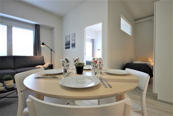 Standard Apartment | Individually furnished, desk, blackout drapes, iron/ironing board - Forenom Aparthotel Kuopio (Kuopio)