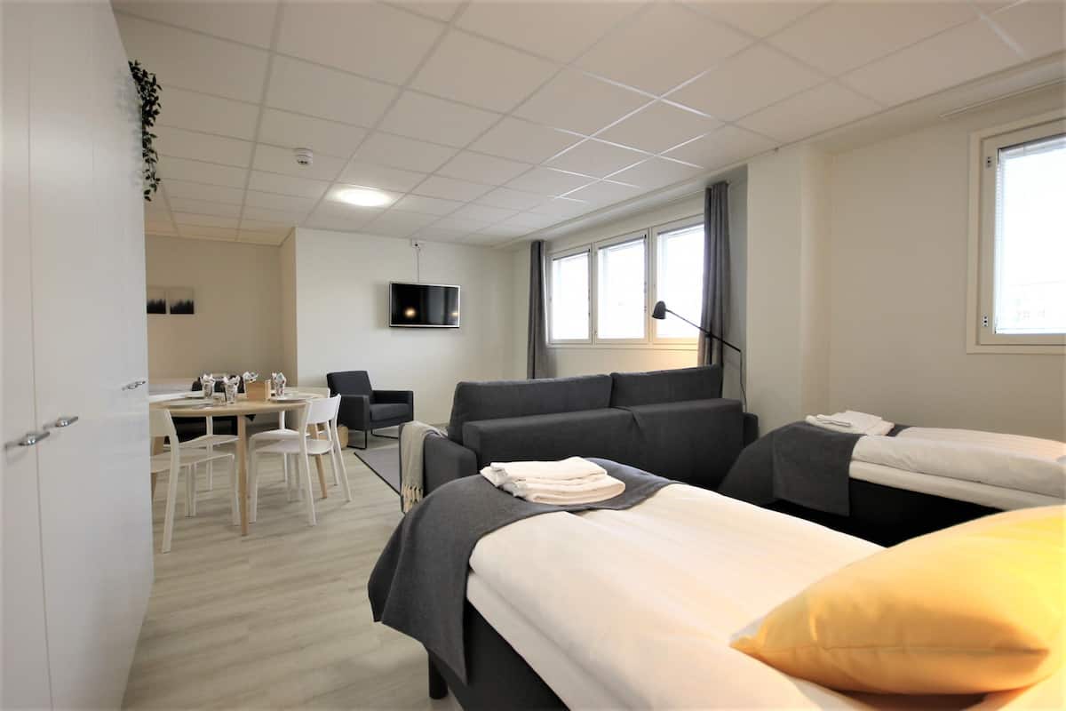 Studio – classic | Skrivebord, blendingsgardiner, strykejern/-brett og wi-fi (inkludert)