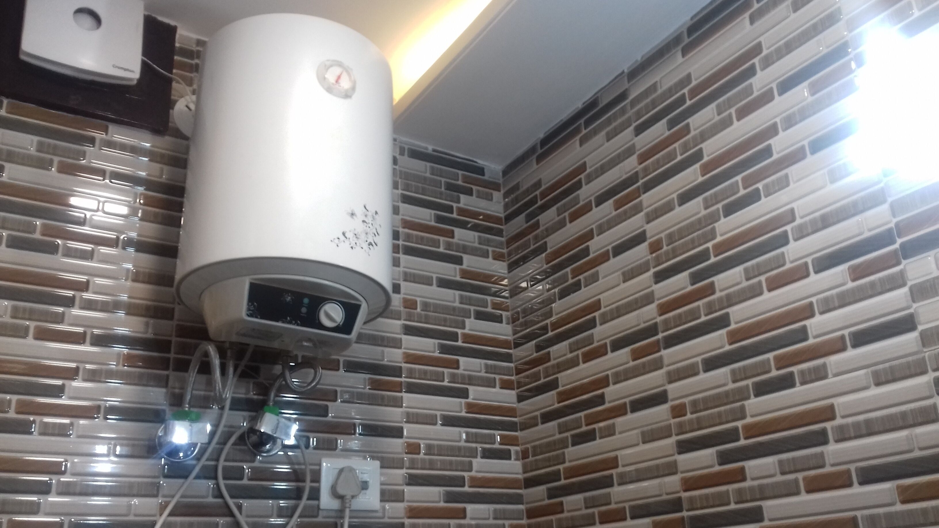 Appartement, 1 chambre, fumeurs, balcon | Salle de bain | Douche