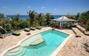 Villa, 5 Bedrooms, Smoking, Private Pool | Balcony - The Carib House 5 Bedrooms And Pool Close To Beach (Falmouth Harbour)