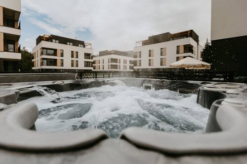 Indoor pool, open 9:00 AM to midnight, free pool cabanas, pool loungers
