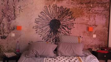 2 chambres, fer et planche Ă  repasser, Wi-Fi, draps fournis