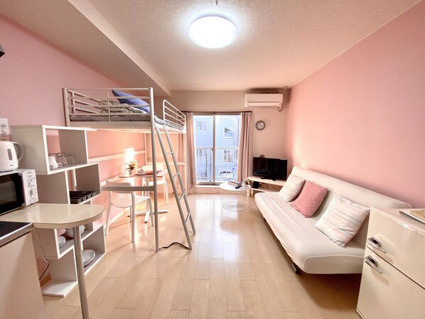 Apartment (3D) | 1 bedroom, iron/ironing board, free WiFi, bed sheets - NOMAD Kiara City (Matsudo)