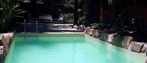 Apartment, 1 Bedroom, Smoking, Patio | Pool | Outdoor pool