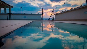 Inomhuspool och uppvärmd pool