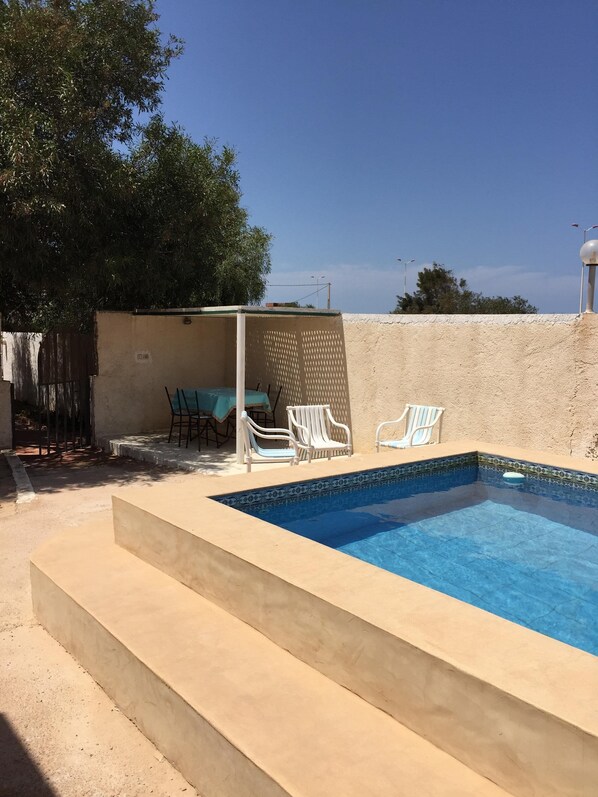 Villa, 2 habitaciones, para fumadores, alberca privada | Terraza o patio