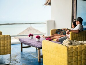 View from property - Villa - Right on the Beach, Under the Coconut Trees, Sleeps 10, Pool, Chef (Bwejuu)