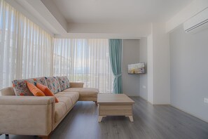 تلفزيون إل سي دي بحجم 102-بوصة يعرض قنوات فضائية، تلفزيون