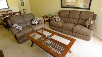 Townhome, 4 Bedrooms | Living room | LCD TV, DVD player