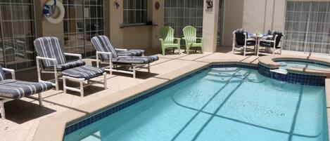 Una piscina climatizada