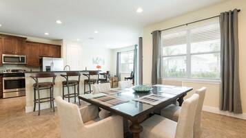 Villa, 6 Bedrooms | Private kitchen | Coffee/tea maker, fridge, oven, cookware/dishes/utensils