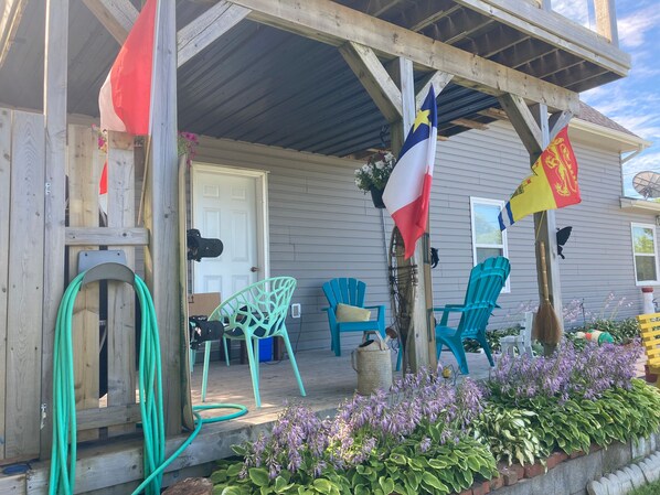 Chalet, 3 chambres, fumeur, balcon | Terrasse/patio