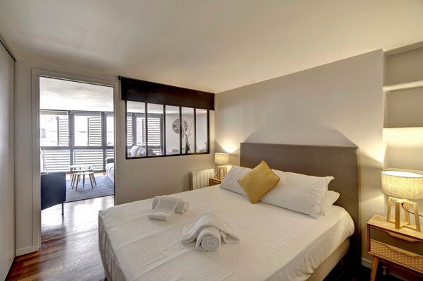 1 sovrum, strykjärn/strykbräda, gratis wi-fi och sängkläder