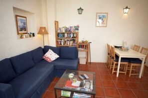 House, 1 Bedroom, Terrace, City View | Living area - Captains House Playa De Mogan (Mogan)