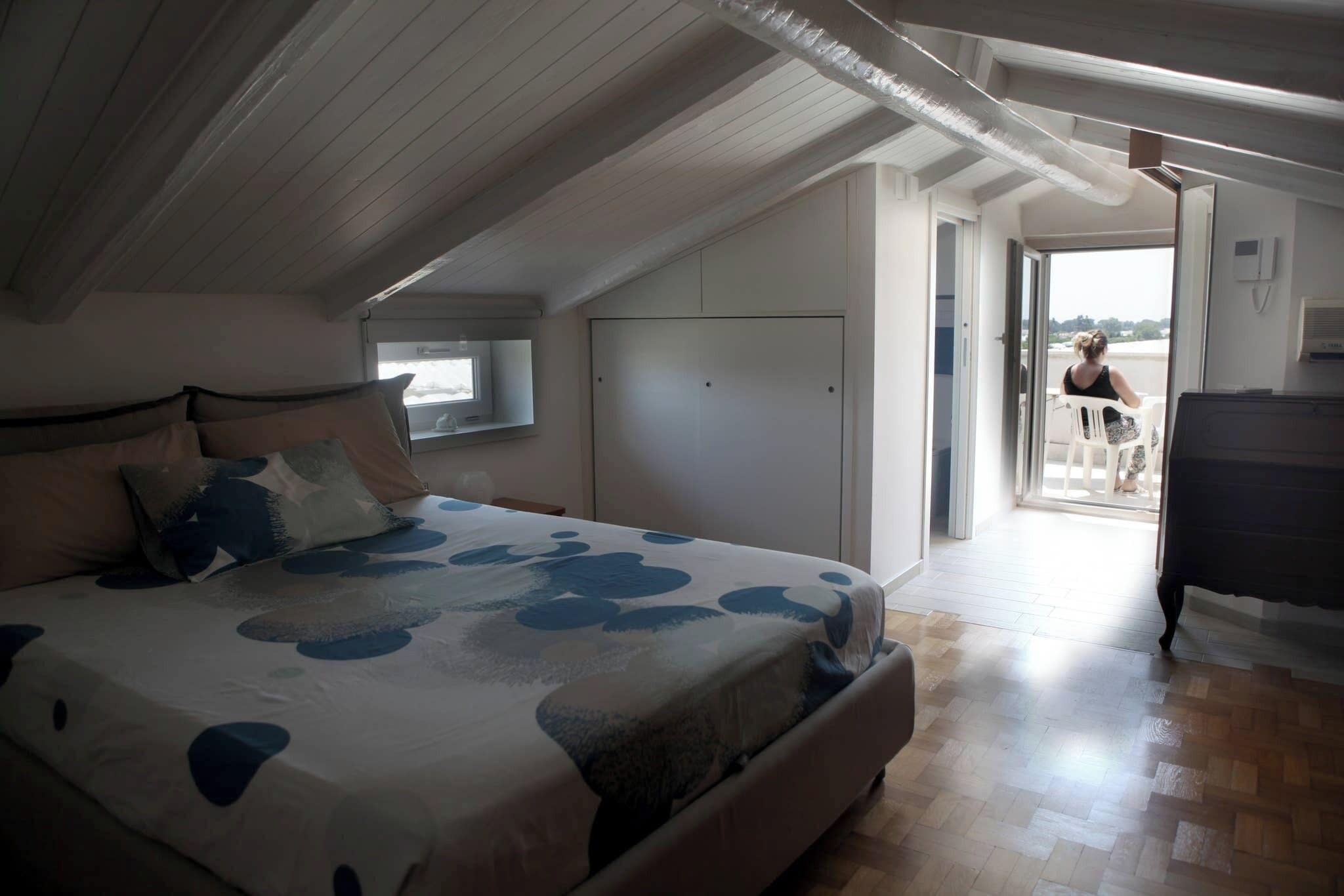 2 chambres, lit parapluie