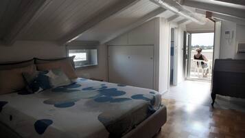 2 chambres, lit parapluie