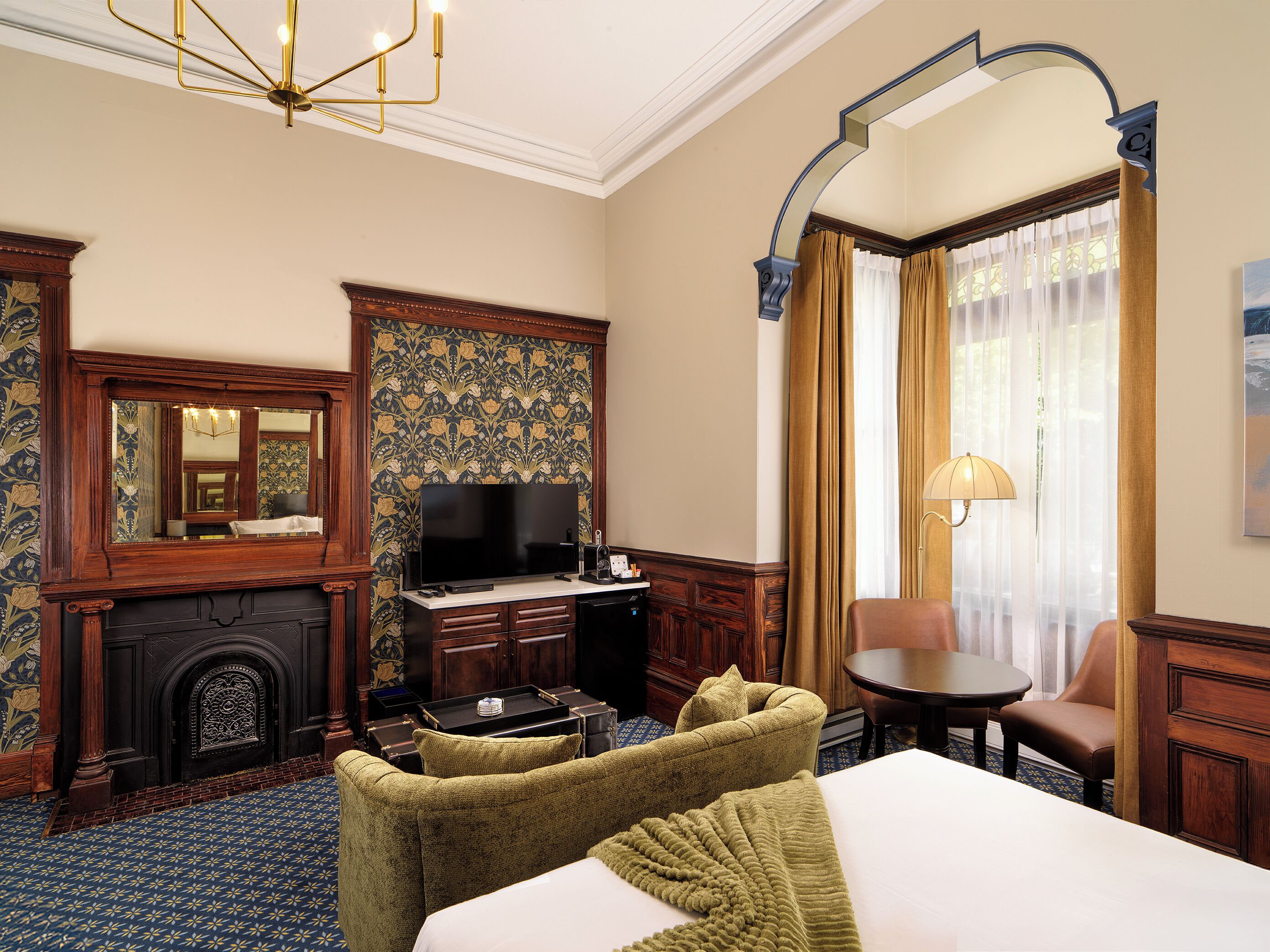 Premium bedding, individually decorated, individually furnished